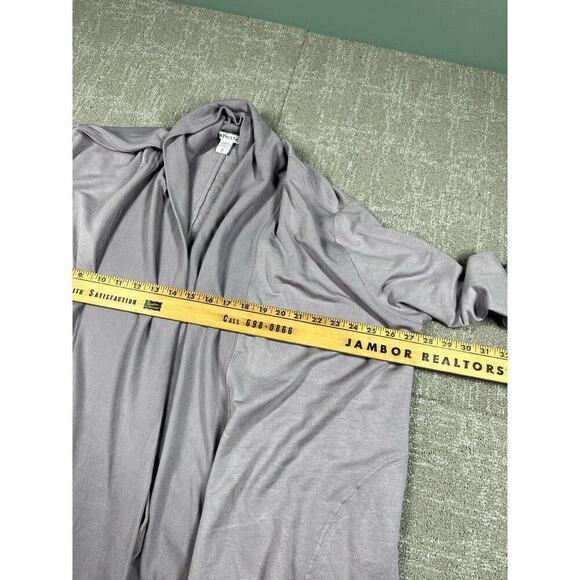 Athleta Lavender Studio Wrap Open Front Cardigan Sweater Size XL - Picture 4 of 6